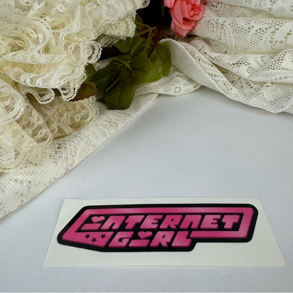 Internet Girl Pink Patch